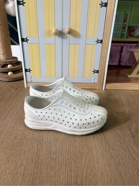 Native White Slip-On Sneakers